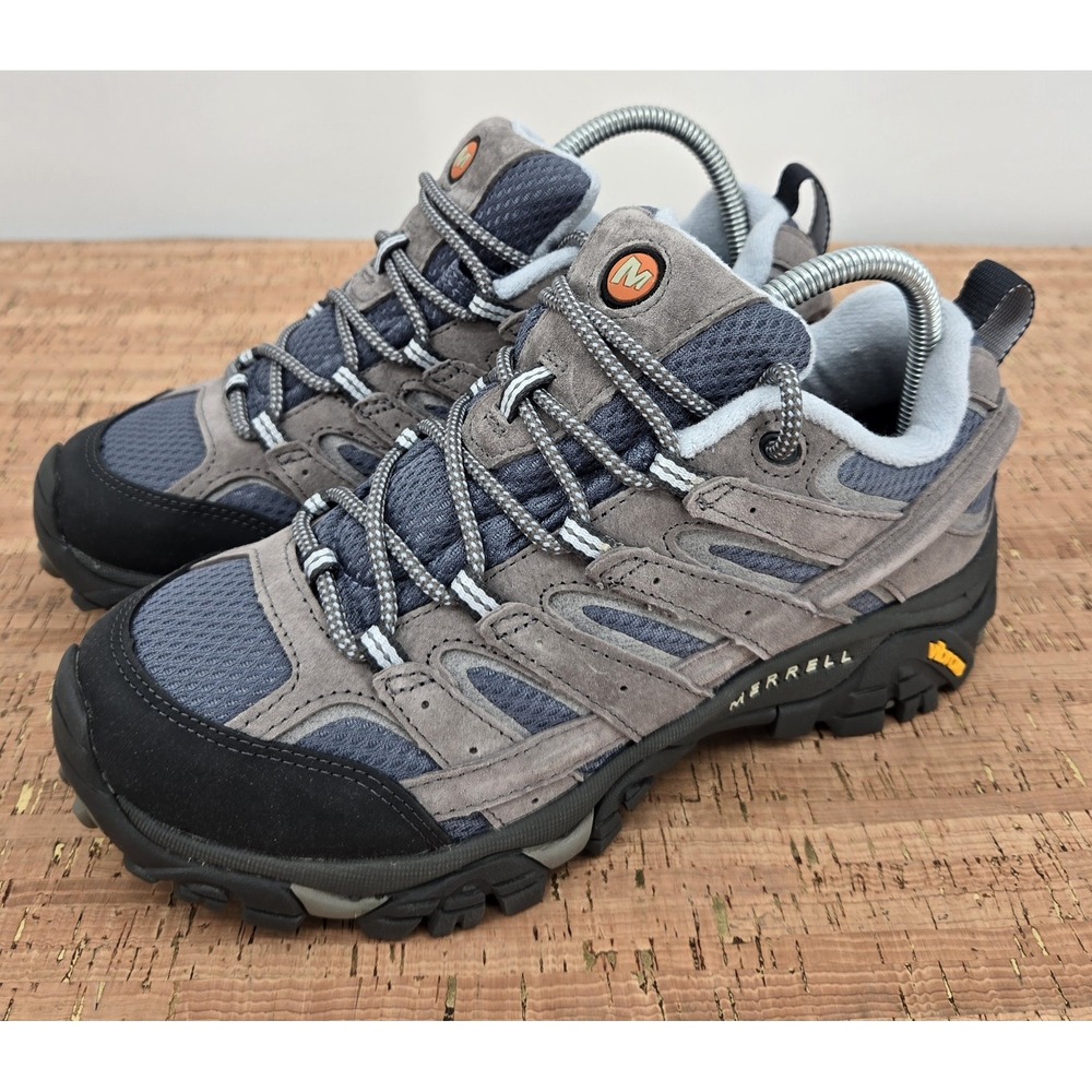 Merrell Moab 2 Vent Low Shoes Womens 8 Hiking Trail Trekking Smoke J06014